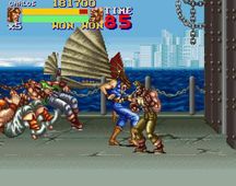 une photo d'Ã©cran de Final Fight 2 sur Nintendo Super Nes